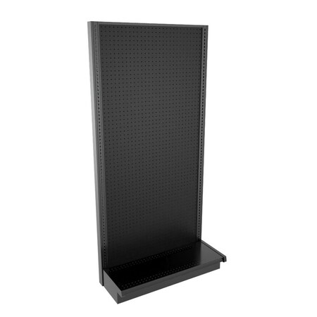 Lozier Gondola Wall Display Add-On, Black 36W 78H 13D P313S-AD